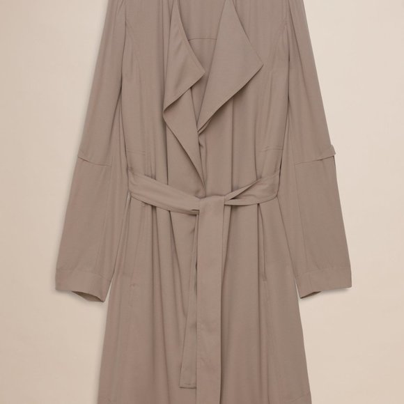 Aritzia Jackets & Blazers - Babaton Flowy Trench Coat Modern Taupe